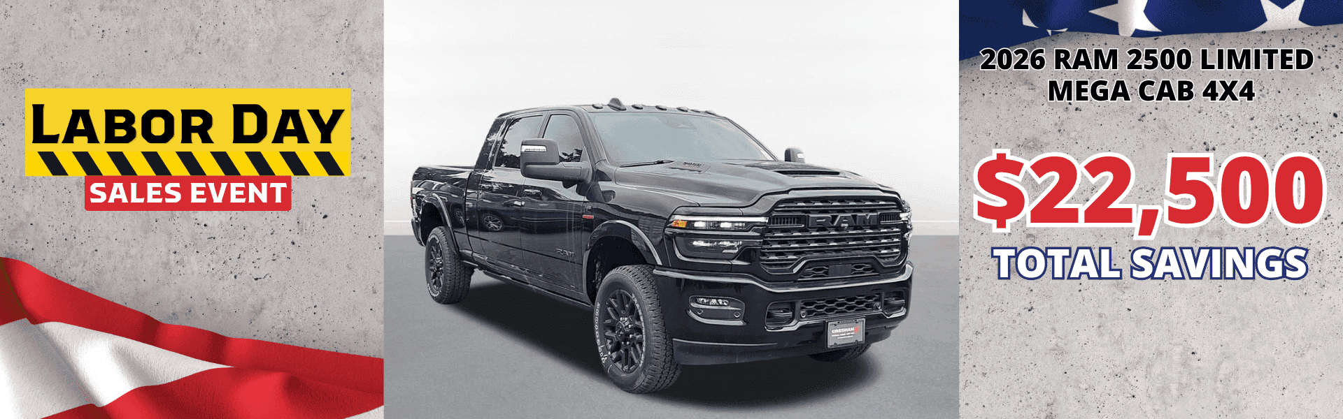 2026 Ram 2500 Limited Mega Cab Offer