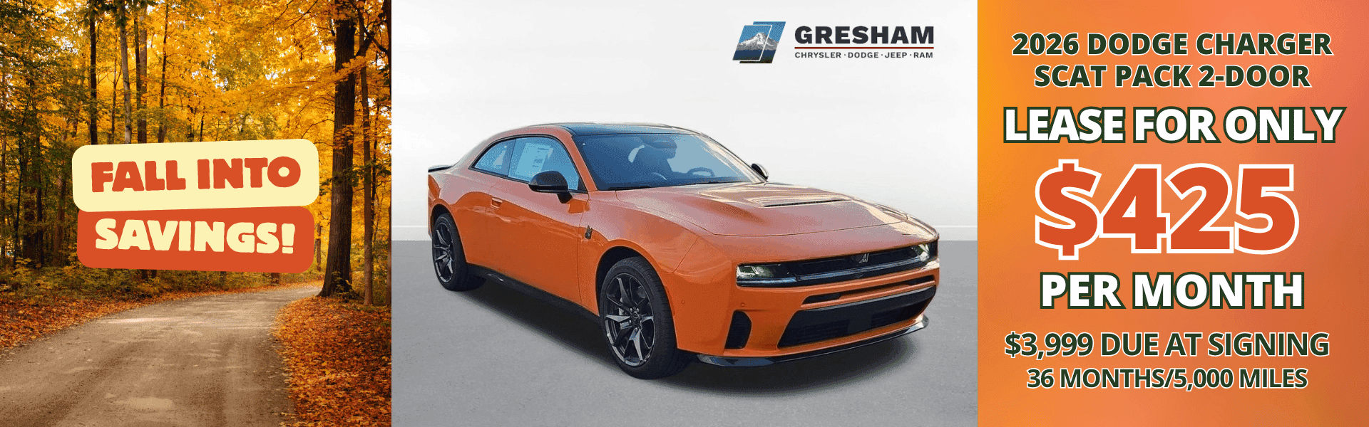 2026 Dodge Charger Scat Pack Offer