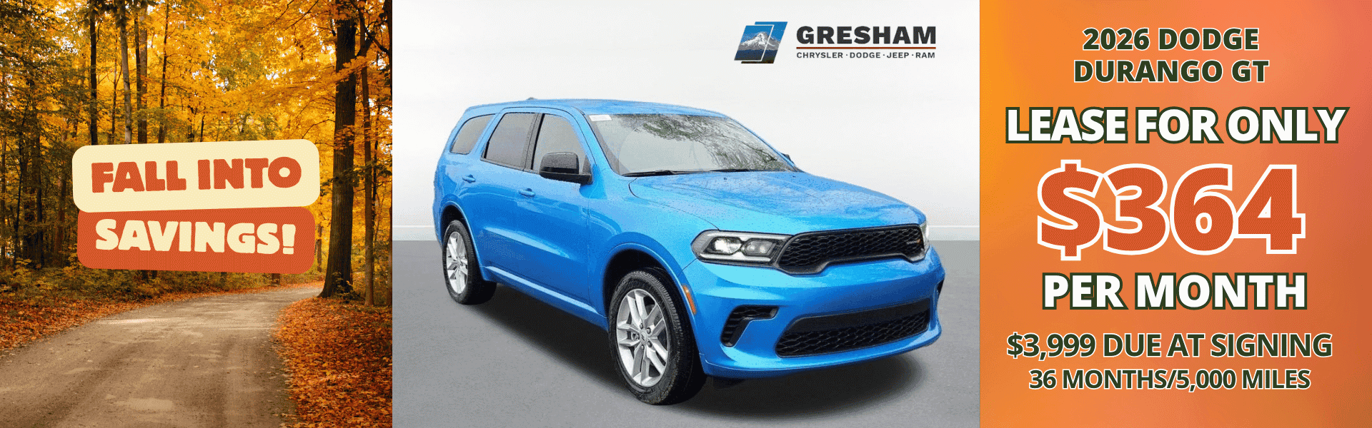 2026 Dodge Durango GT Offer