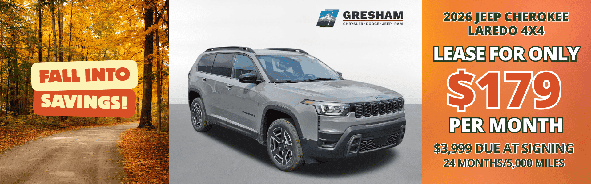 2026 Jeep Cherokee Laredo Offer