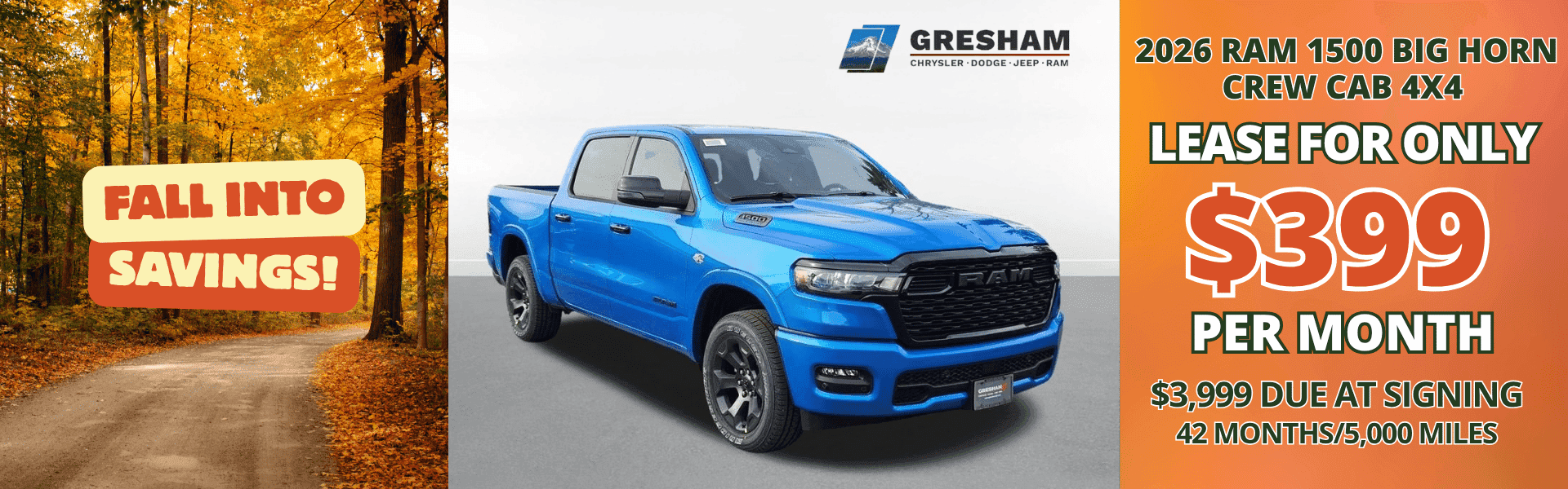2026 Ram 1500 Big Horn Offer