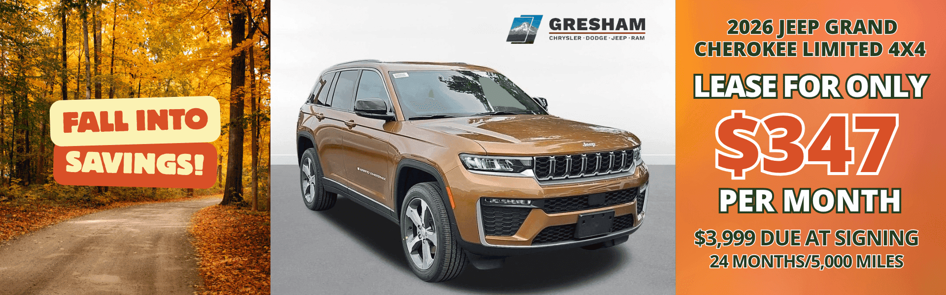 2026 JEep Grand Cherokee Limited Offer