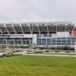 FirstEnergy Stadium exterior view. Home of the Cleveland Browns.