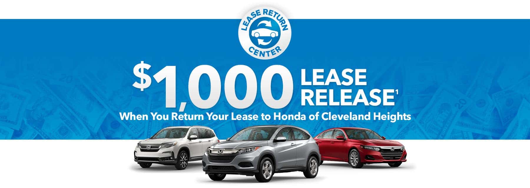 1,000 Lease Release Special Honda of Cleveland Heights