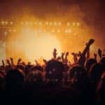 Crowd at a concert in Cleveland, Ohio