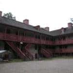Outside of old barracks museum in Trenton, NJ