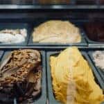 Ice Cream on Black Tray in Trenton, New Jersey