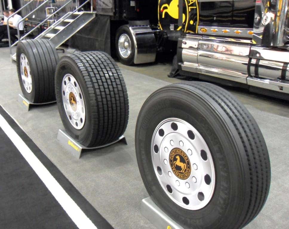New Tires sitting in a service center
