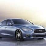 Promotional render of the 2014 INFINITI Q50