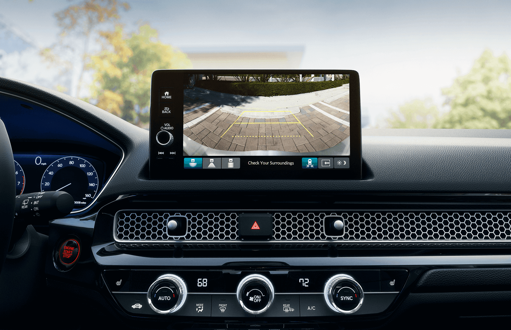 Honda Civic Hatchback interior technology