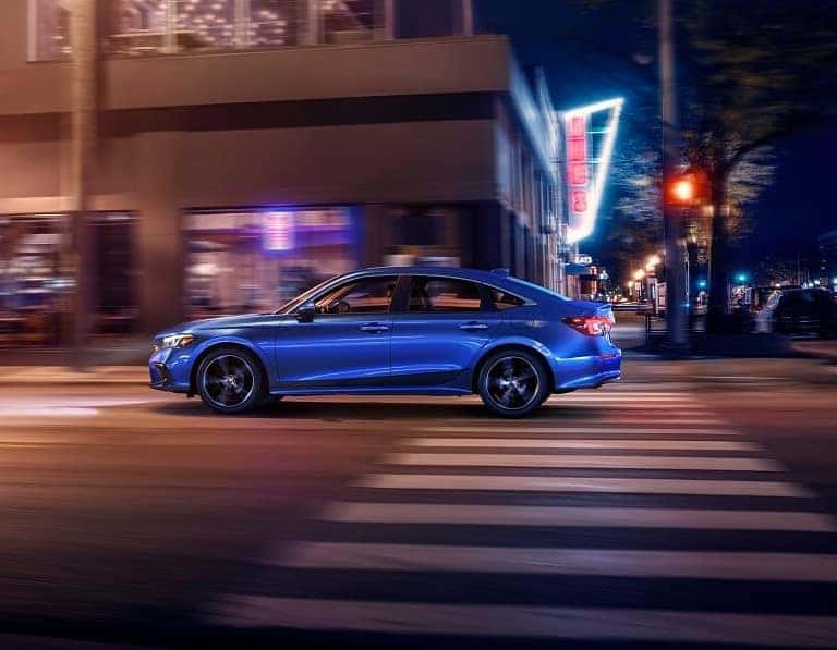 2022 Honda Civic in blue