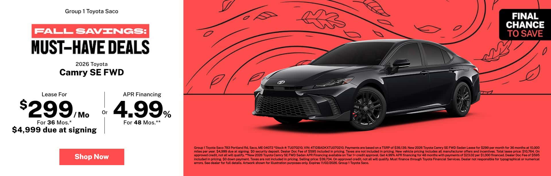 Camry SE