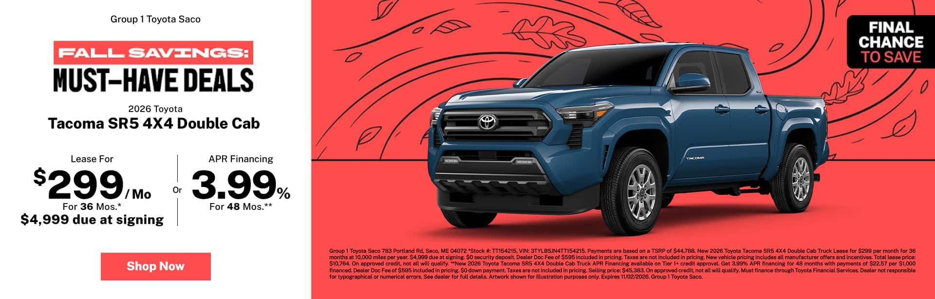 Tacoma SR5