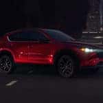 2022 Mazda CX5 Red SUV night outside