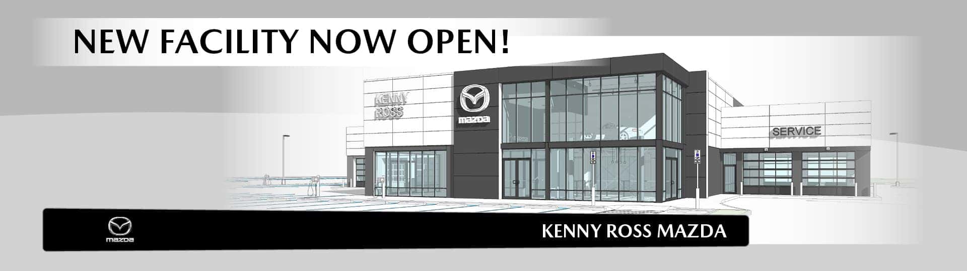 Kenny Ross Mazda New Facility Coming Soon notice