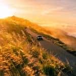 Gray Mazda Cx50 SUV Green Mountains Horizon
