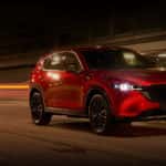 Red Mazda CX5 SUV Outside