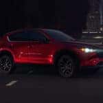 Red Mazda CX-5 SUV Streets Cars