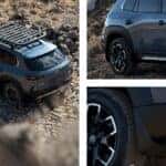 Blue Mazda CX-50 SUV Dirt Road