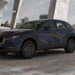 BLue Mazda CX-30 SUV Garage Buildings