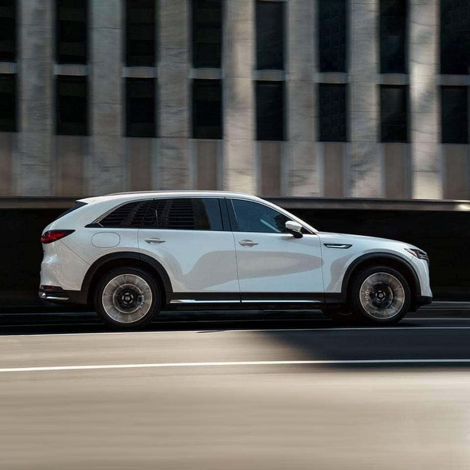 White Mazda CX-90 SUV 