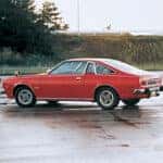 Red Mazda Cosmo Sports Car Trees Road