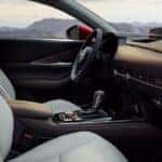 White Interior Steering Wheel Mazda CX30