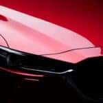 Red Mazda Car Bumper