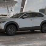 White Mazda CX-30 SUV Garage