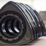 Silver Mazda Rotary Engines