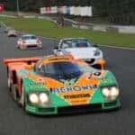 Multi Colored Mazda Sports Cars Grass Race Track
