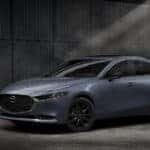 Blue Mazda3 Sedan