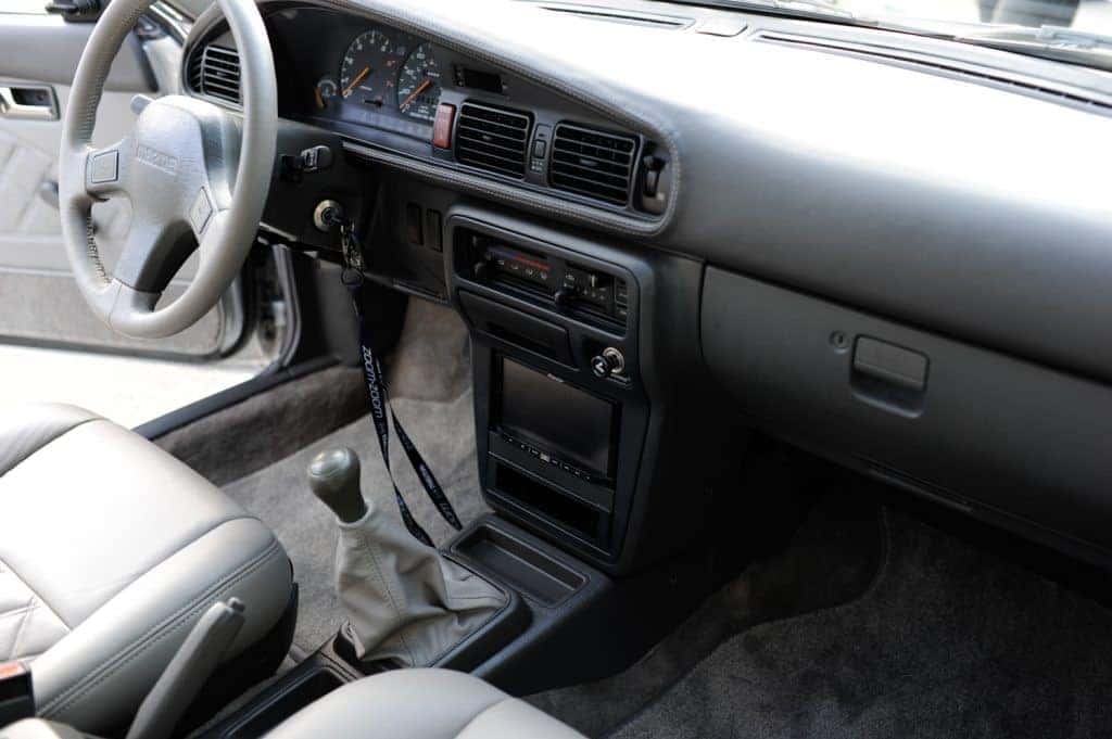 Gray Mazda 626 Interior