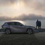 Gray Mazda CX-60 SUV Water People Sky