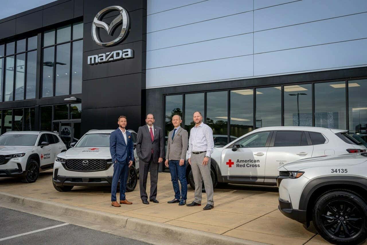 Mazda Dealership Mazda SUVs Four White People