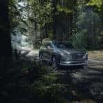 Gray Mazda Cx-9 SUV Trees Road