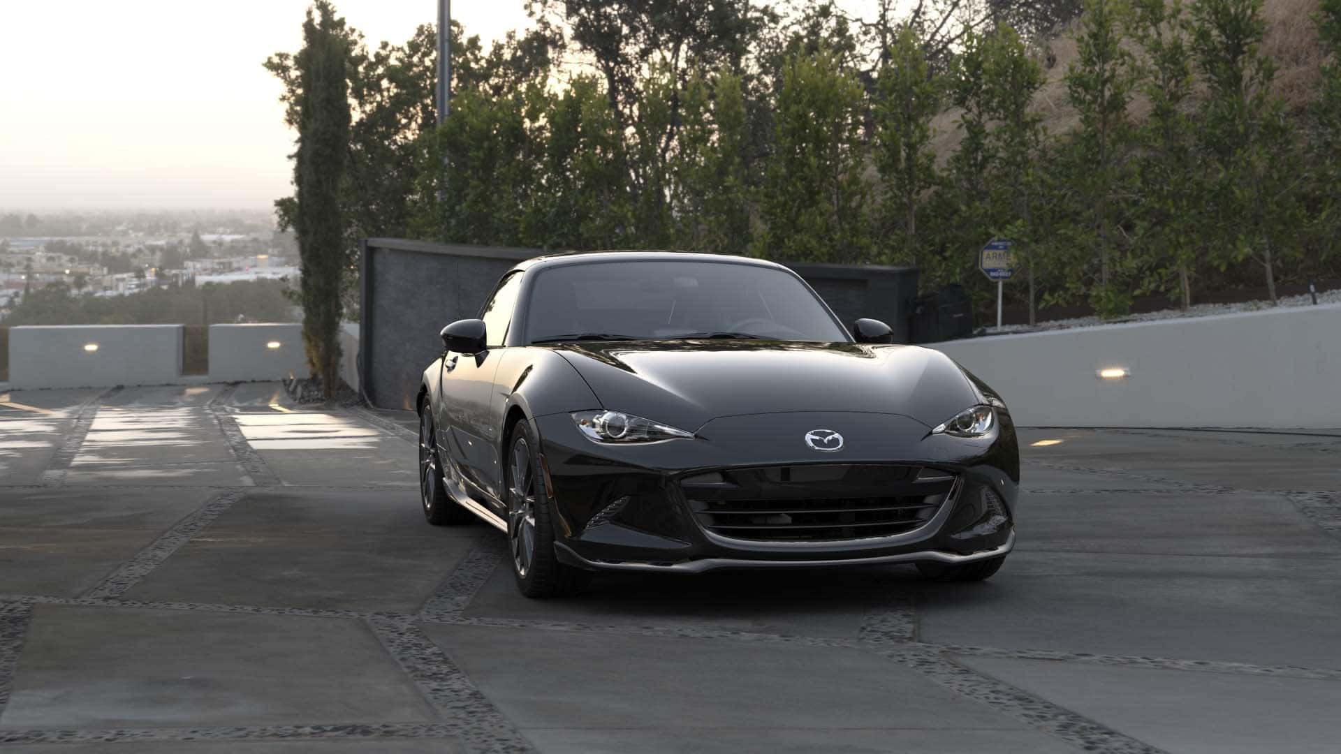 Red Mazda MX-5 Miata Sports Car