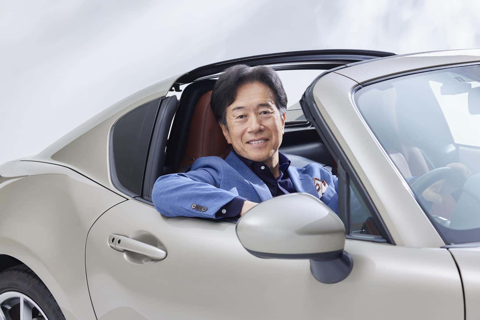 Green Mazda Sports Car Mazda CEO