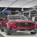 Red Mazda CX-50 SUV Multiple SUVs Factory