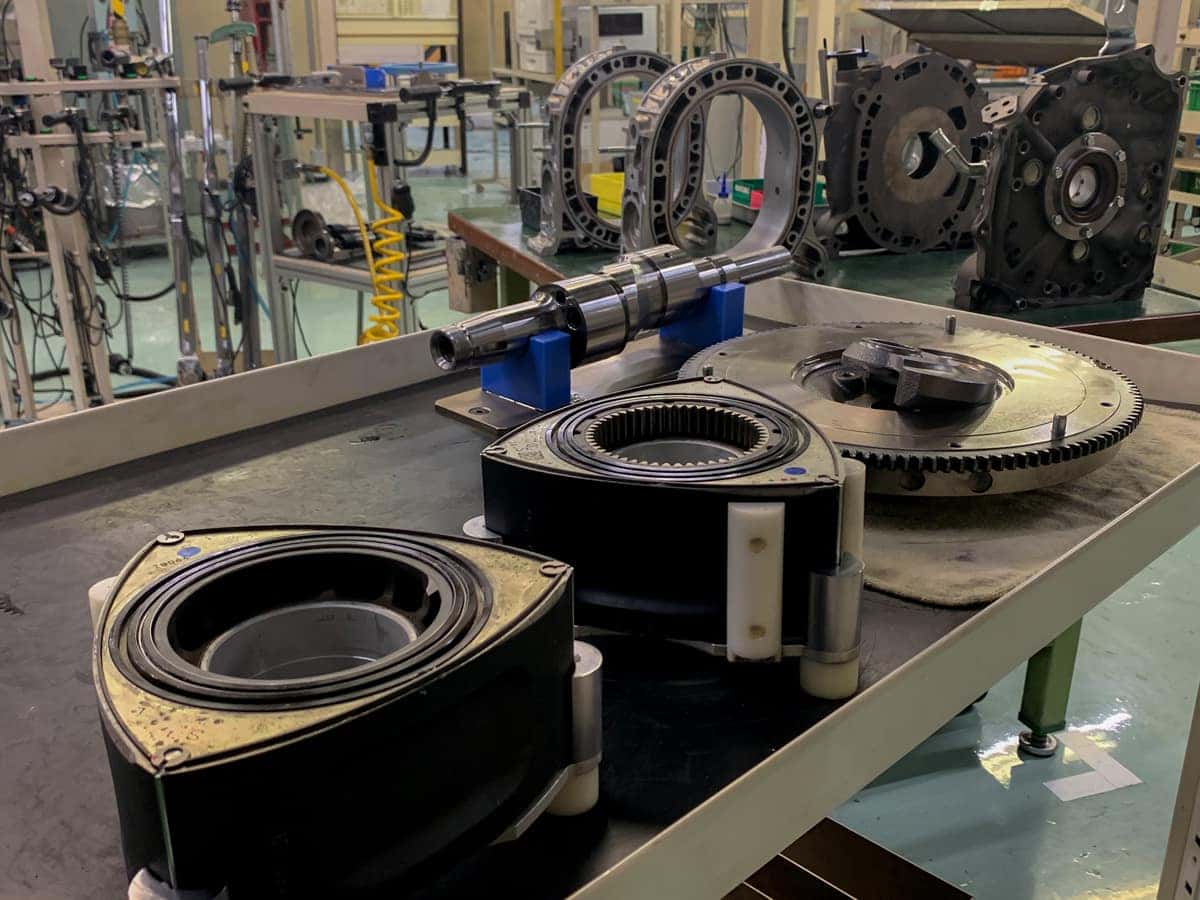 Silver Rotary Engine