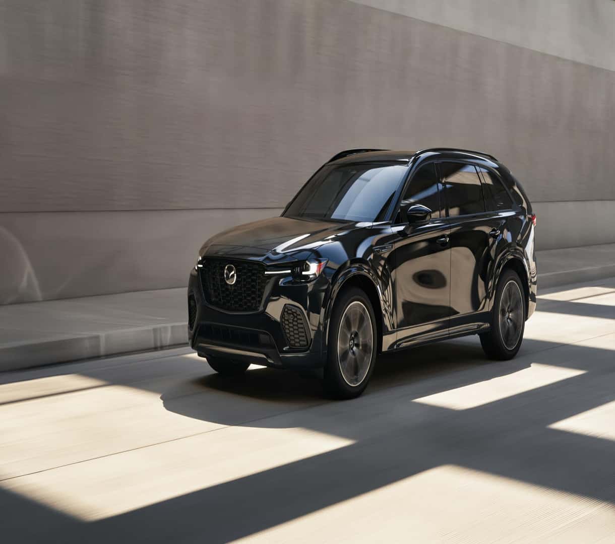 Black Mazda CX-70 SUV