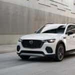 White Mazda CX-70 SUV White Walls