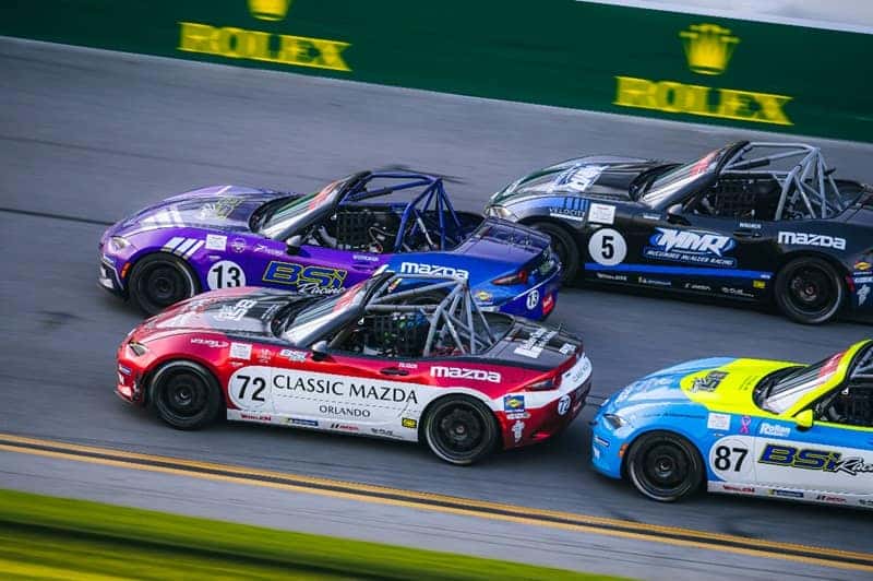 Mazda MX5 Sports Cars Race Track