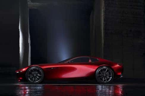 Red Mazda RX Vision Sports Car