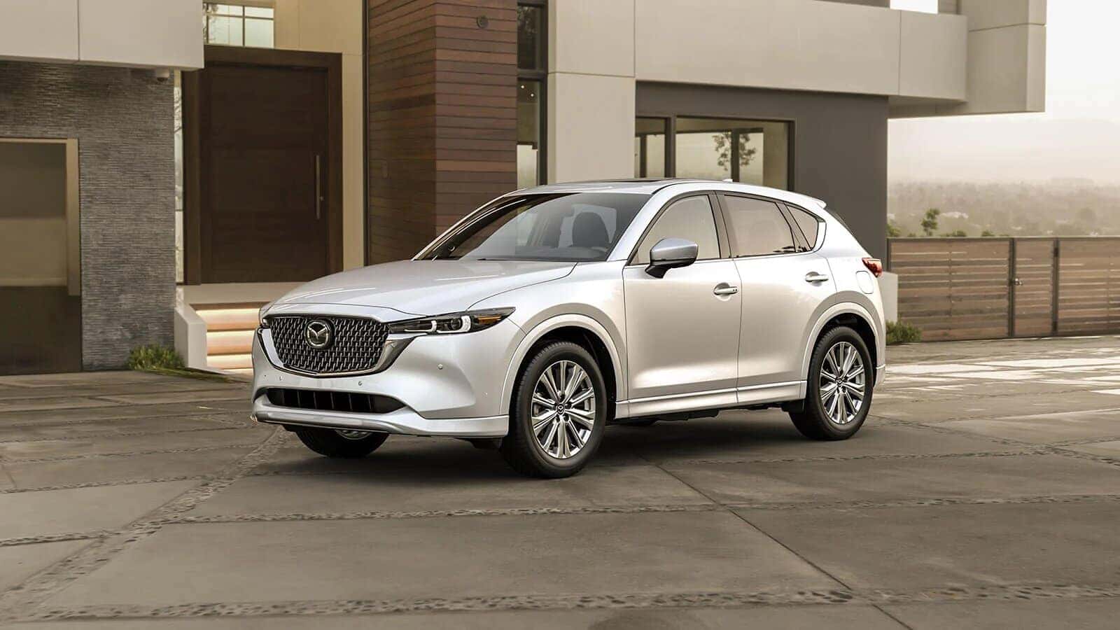 Silver Mazda CX-5 SUV Mansion