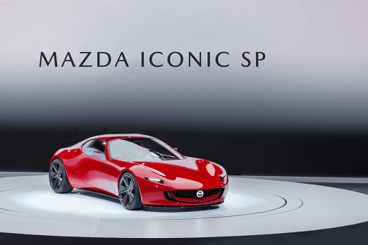 Red Mazda Iconic SP Sports Car