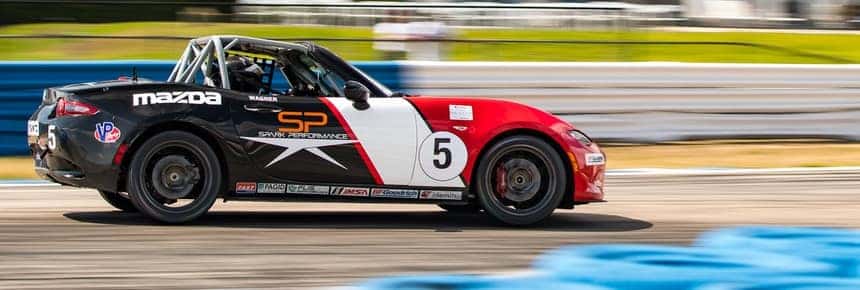 Mazda Miata Sports Car Race Track