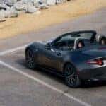 Gray Mazda MX-5 Miata Sports Car