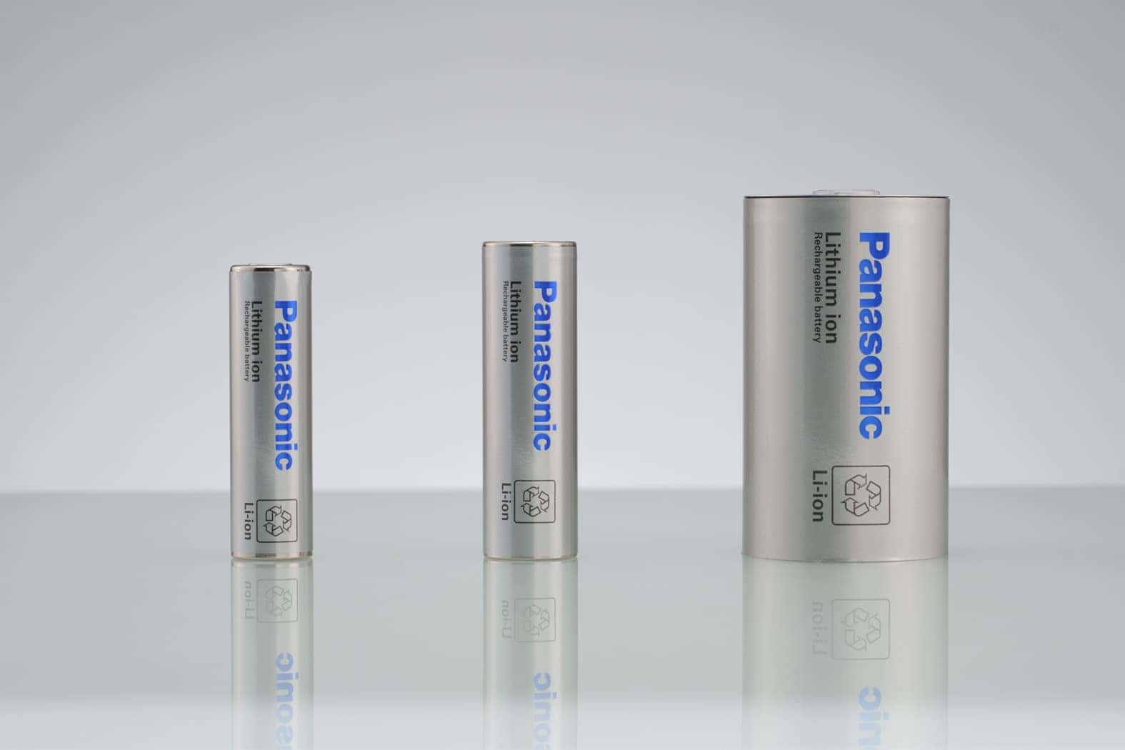 Silver Panasonic Battery