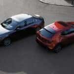 Red/Silver Mazda3 Hatchabck & Sedan